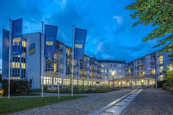 Klinik Münsterland in der Dunkelheit Klinik Münsterland in der Dunkelheit