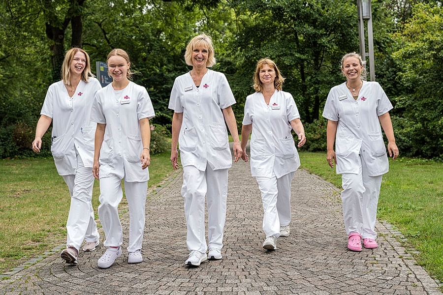 Gesundheitspflegerinnen der Klinik Münsterland
