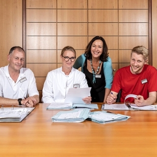 Ein Team der Klinik Münsterland bei der Arbeit Ein Team der Klinik Münsterland bei der Arbeit